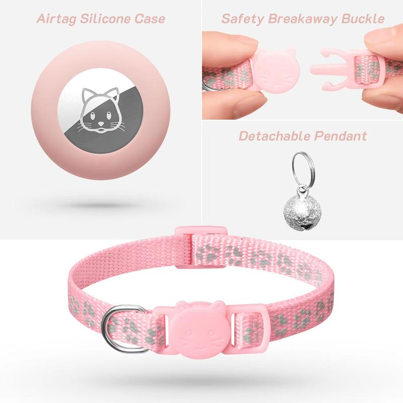 2 Pack AirTag Collar With Bell