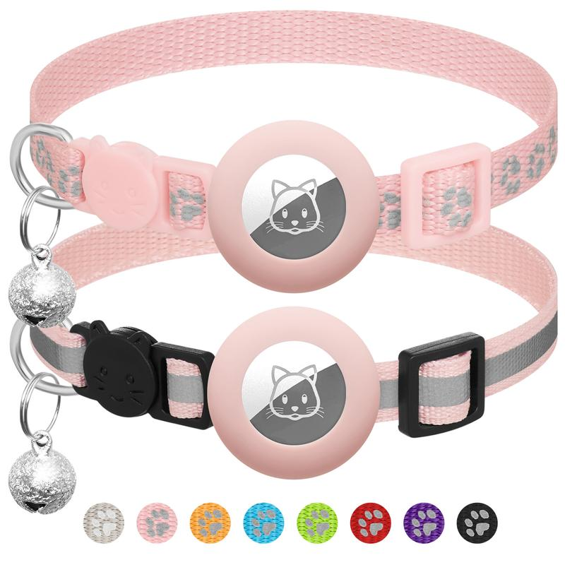2 Pack AirTag Collar With Bell