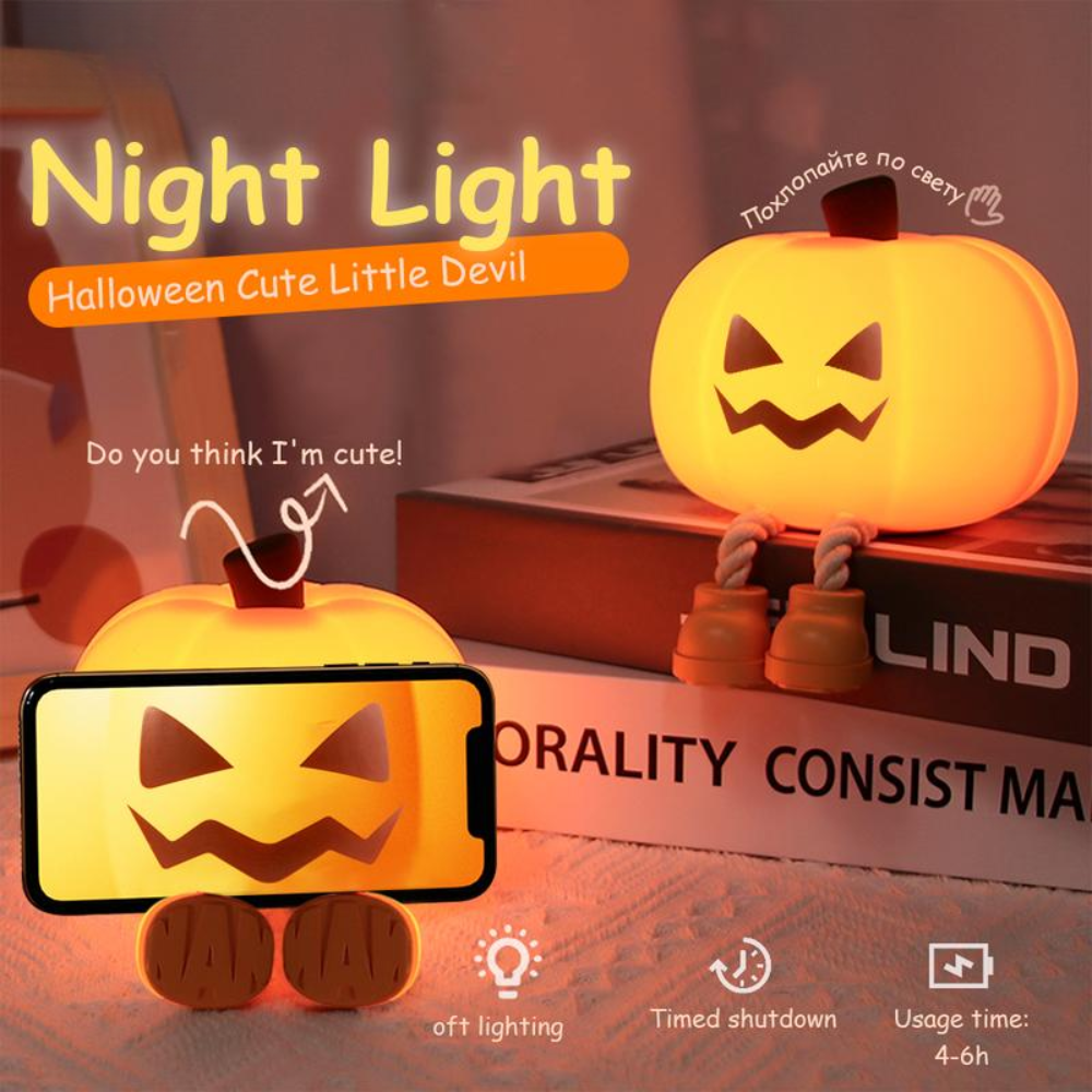 Halloween Pumpkin Night Light
