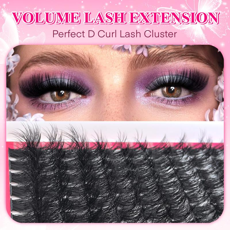 1720pcs Lash Cluster Extensions Set
