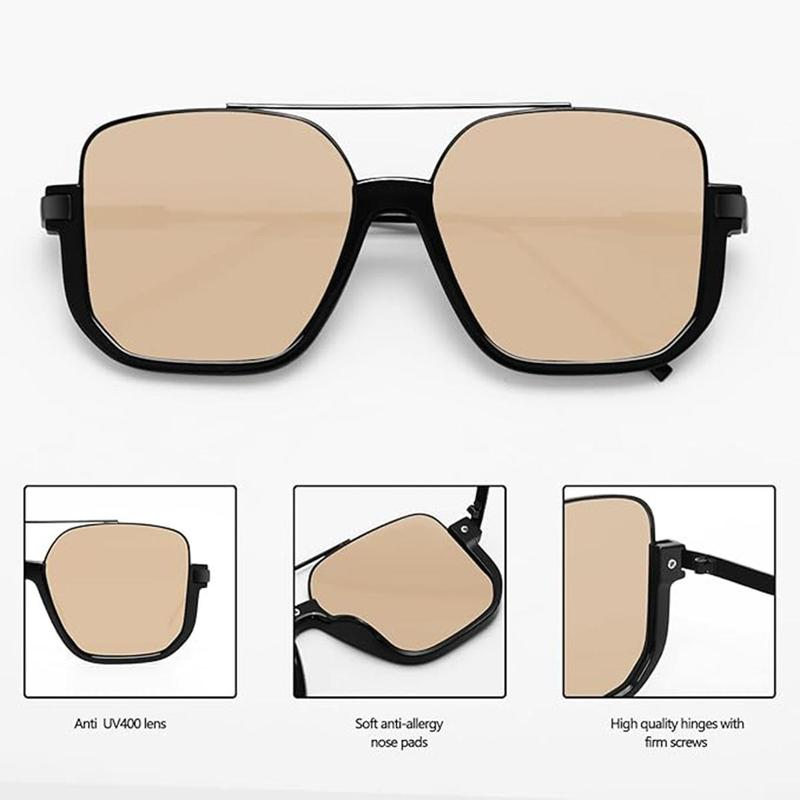 Retro Unisex Tinted Sunglasses