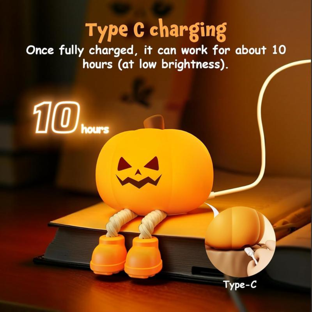 Halloween Pumpkin Night Light