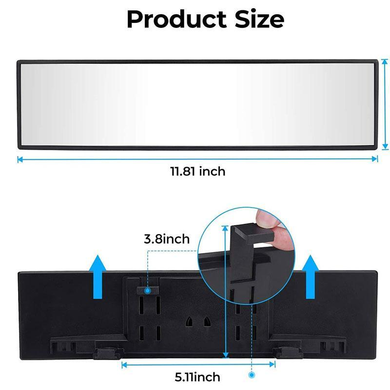 Car Rearview Wide Mirror