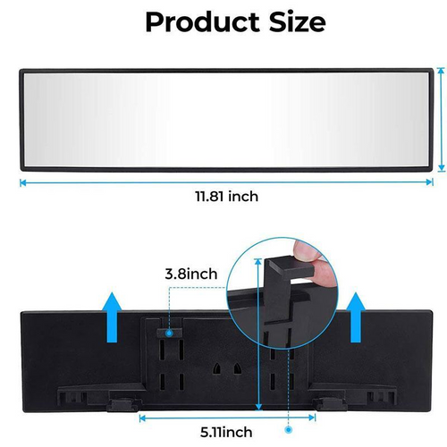 Car Rearview Wide Mirror