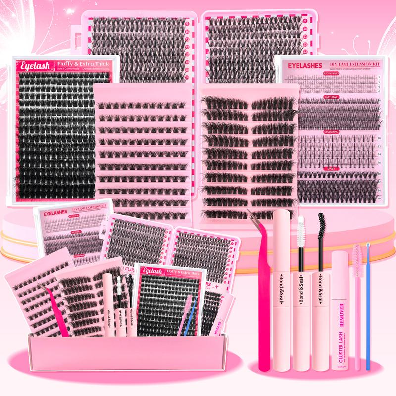 1720pcs Lash Cluster Extensions Set