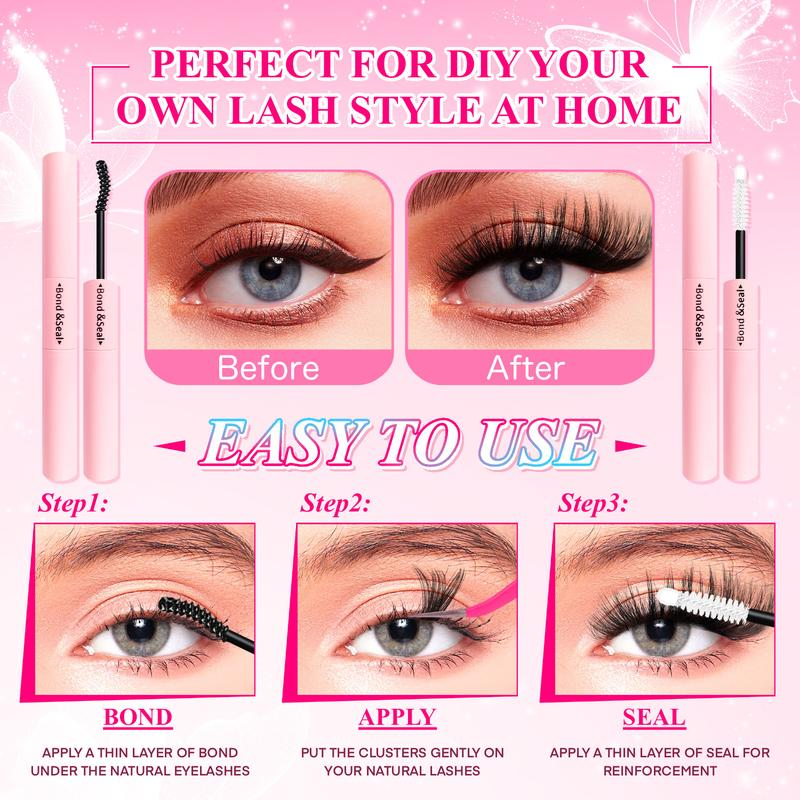 1720pcs Lash Cluster Extensions Set