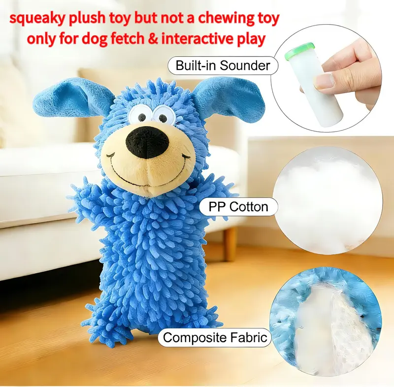 Squeaky Plush Dog Toy