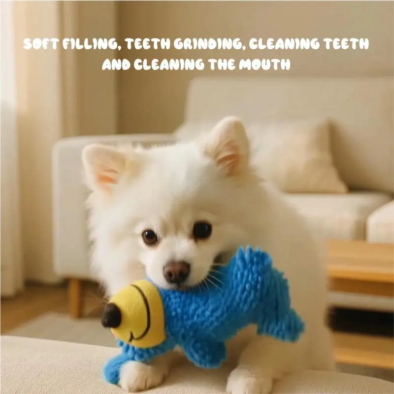 Squeaky Plush Dog Toy