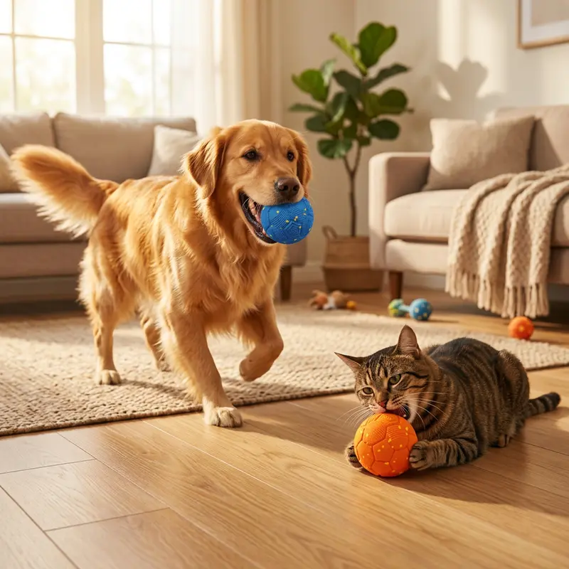 Interactive Dog Chew Toy Ball