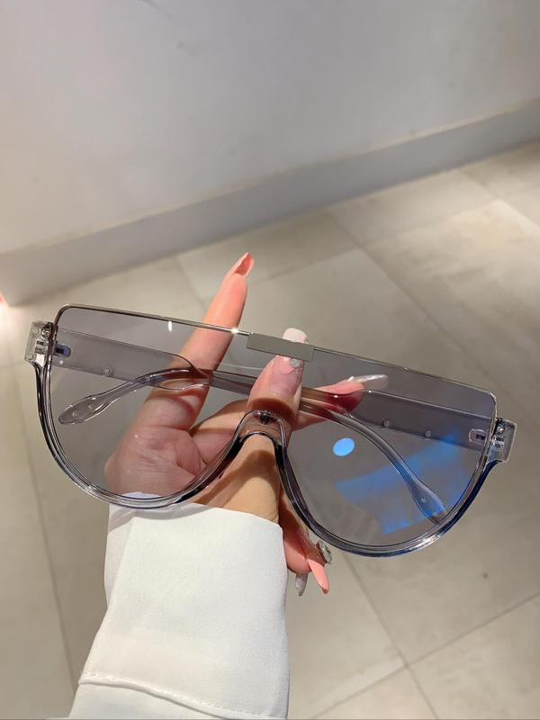Classic Shield Frame Glasses