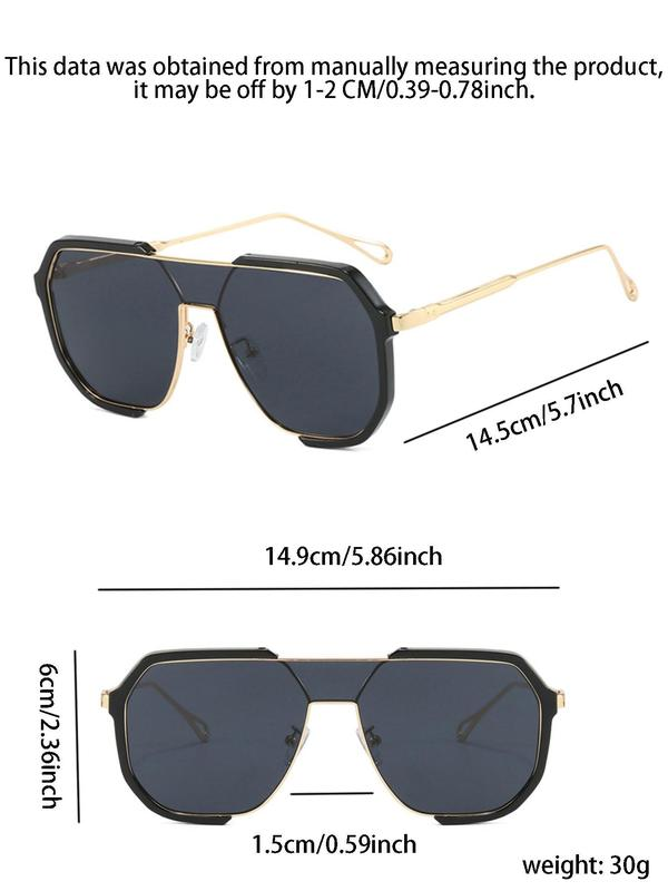 Flat Top Aviator Sunglasses