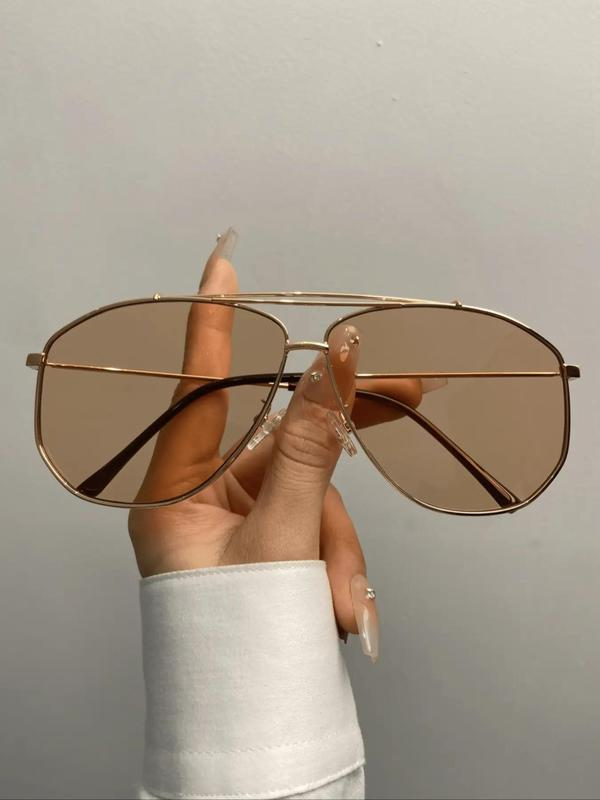 Vintage Tinted Aviator Sunglasses