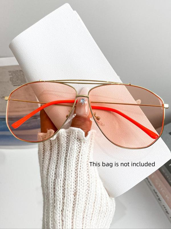 Vintage Tinted Aviator Sunglasses