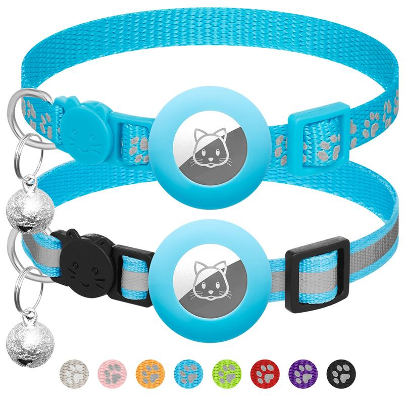 2 Pack AirTag Collar With Bell