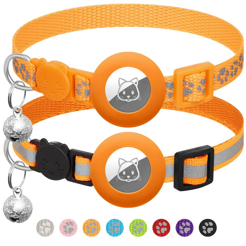 2 Pack AirTag Collar With Bell