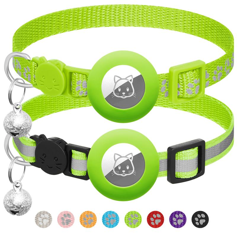 2 Pack AirTag Collar With Bell