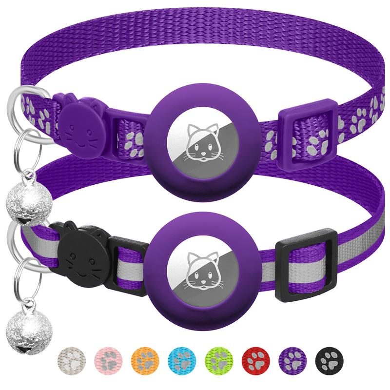2 Pack AirTag Collar With Bell
