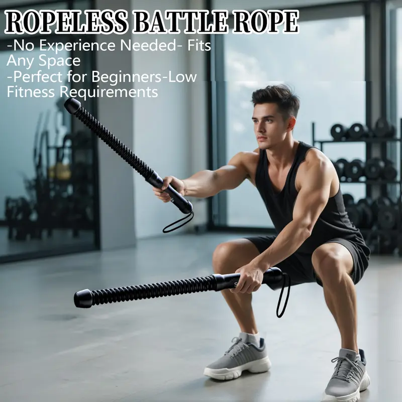 Cordless Battle Ropes for Home Gym
