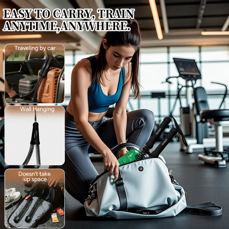 Cordless Battle Ropes for Home Gym