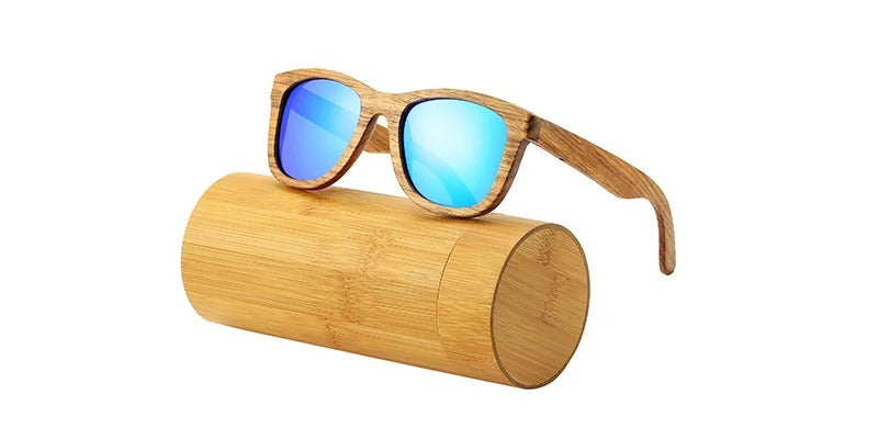 Retro Polarized Wood Sunglasses