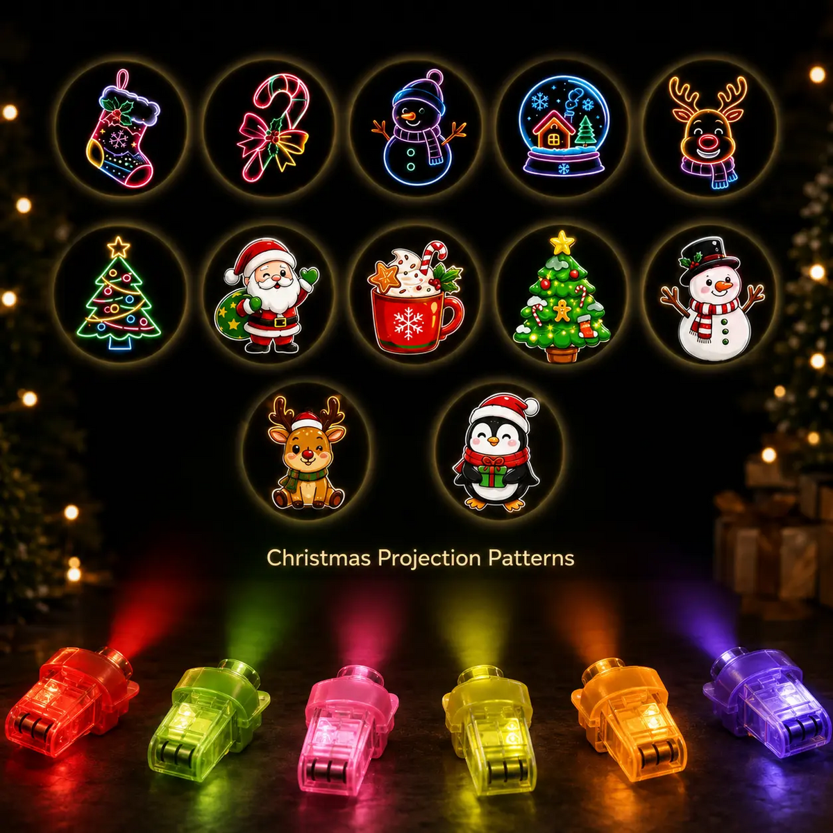 12pc Finger Projector Rings
